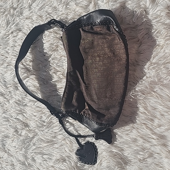 DiorAuthentic DIOR Diorissimo Brown Scallop Shoulder Bag bag - Picture 4 of 7